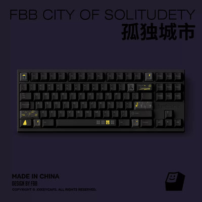 FBB – Lonely City PBT Tastenkappen-Set ANSI/ISO