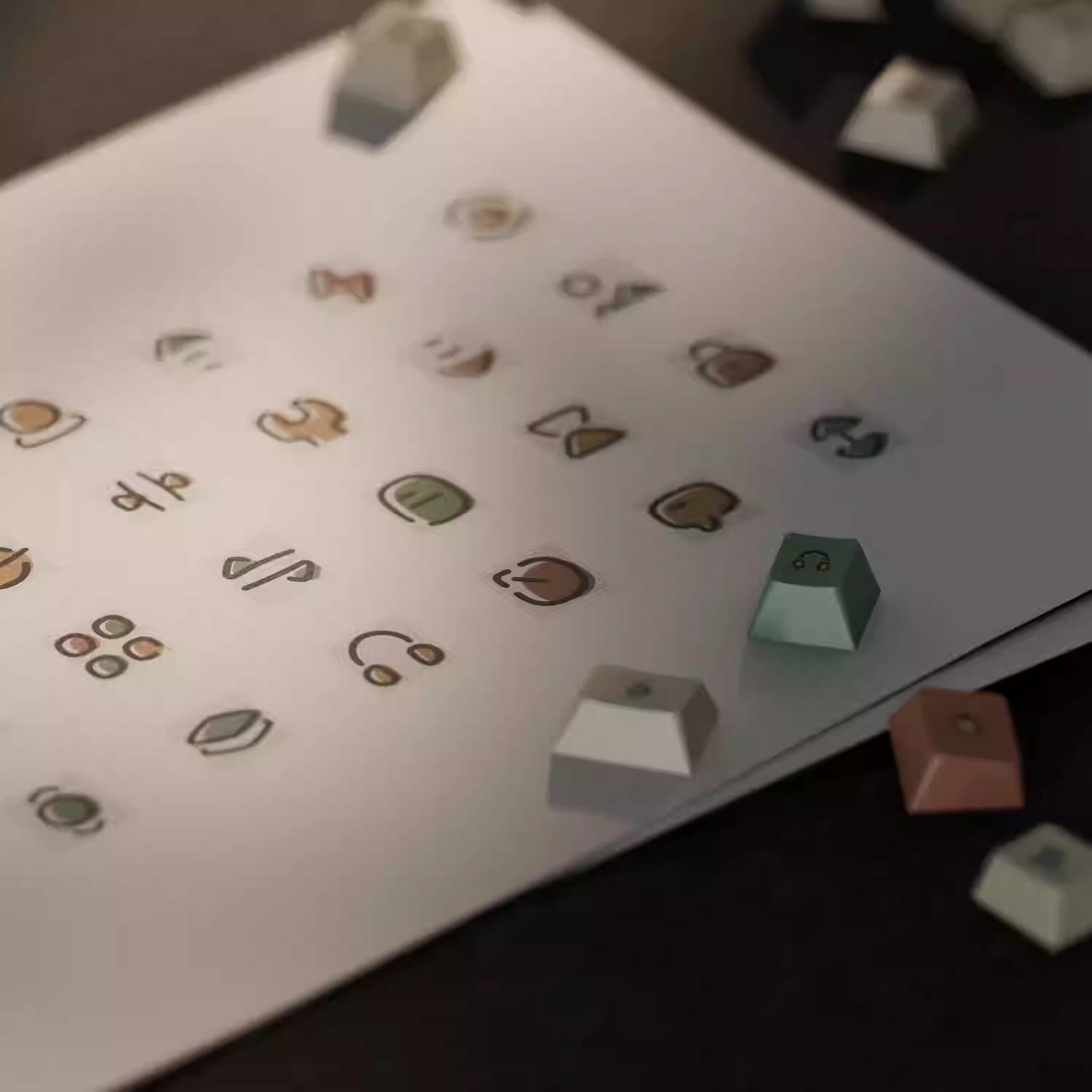 DOT WORKS - iRetro Keycap Set