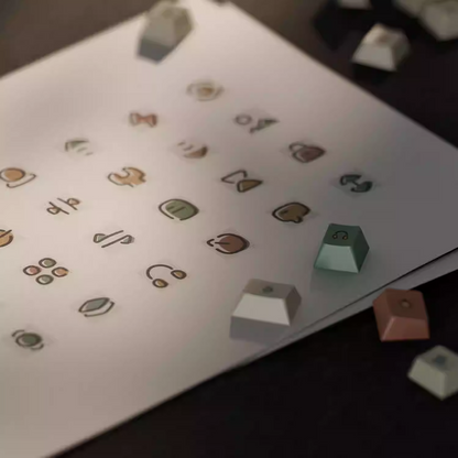 DOT WORKS - iRetro Keycap Set