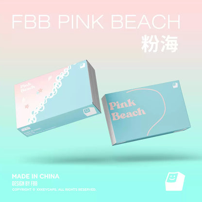 FBB - Pink Ocean PBT Five-Sided ANSI/ISO Keycap Set