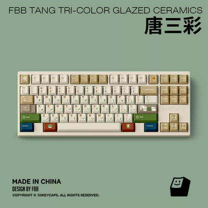 FBB - Tang Sancai Chinese Style PBT ANSI/ISO Keycap Set
