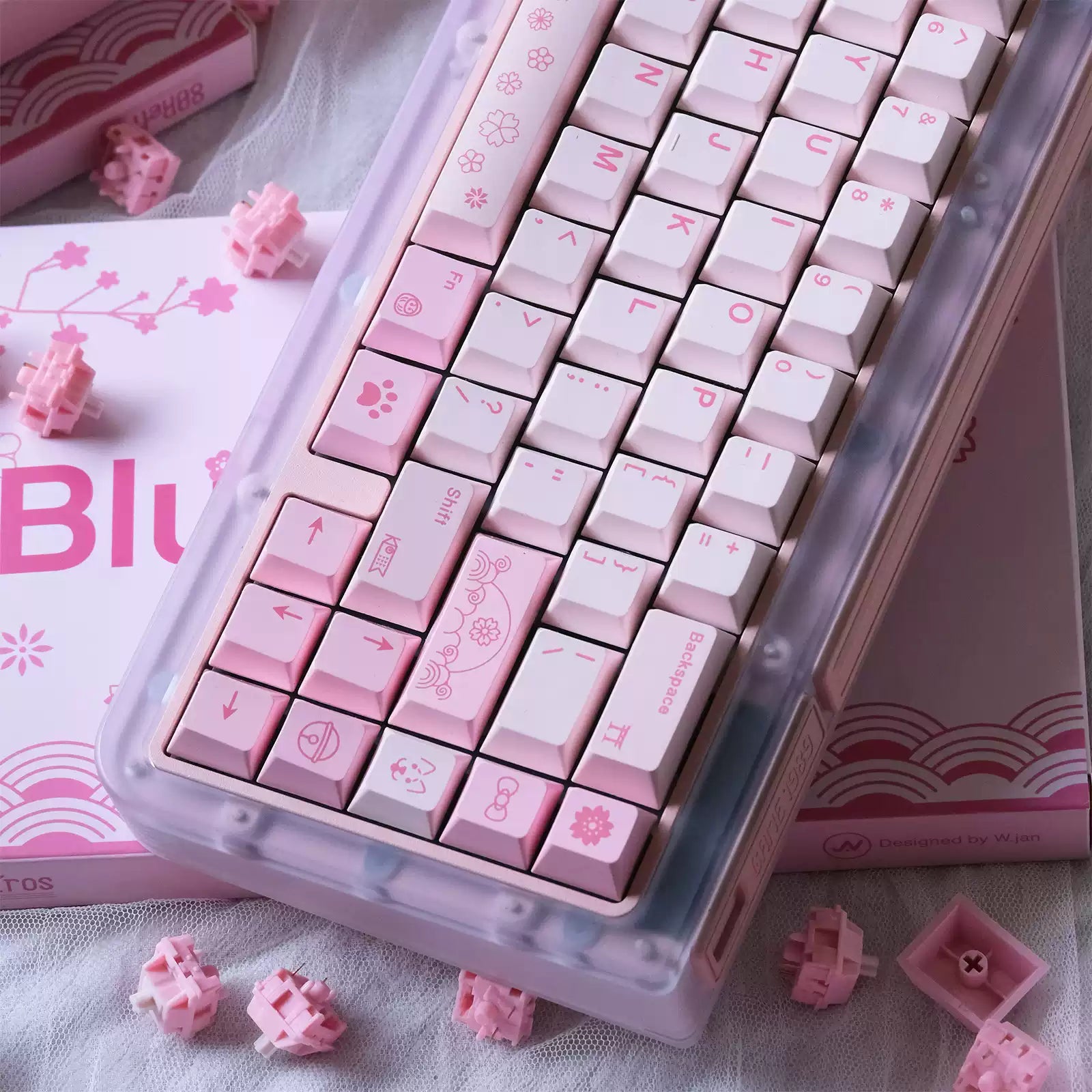 80Retros - Blush 1990s Keycap Set