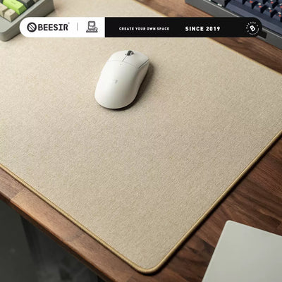 BEESIR - Oversized Cotton & Linen Desk Mat