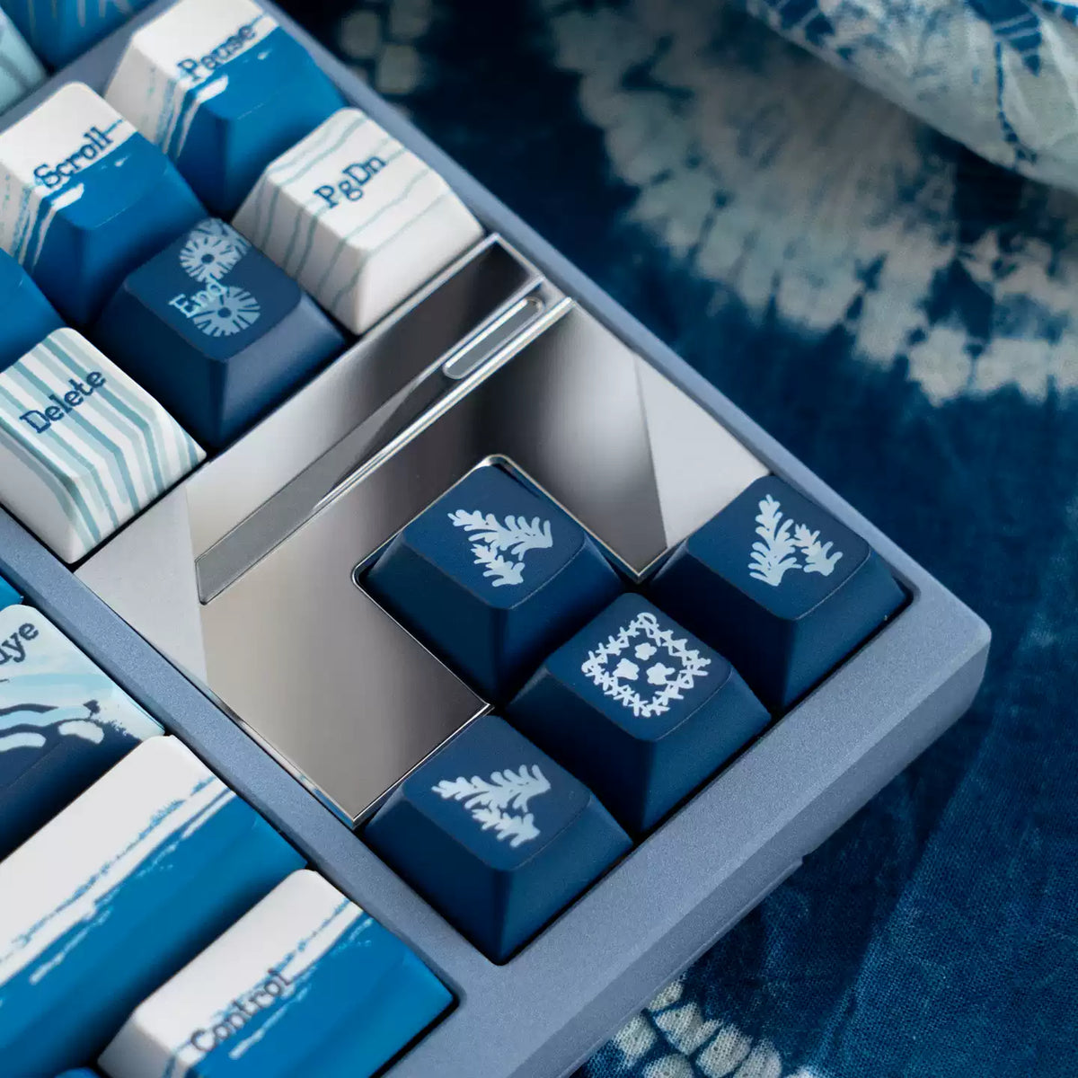 FBB – Tastenkappenset „Chinese Style Tie-Dye“ aus PBT für ANSI/ISO