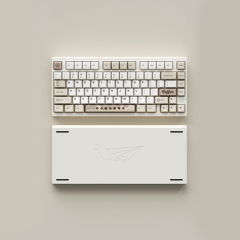 WEIKAV D75 (ensamblado): teclado mecánico QMK con 75 % de intercambio en caliente 
