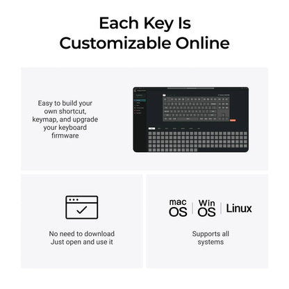 Keychron - K1 V6 QMK Wireless Mechanical Keyboard
