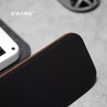 GWANG  – Leather-Texture Memory Foam Wrist Rest