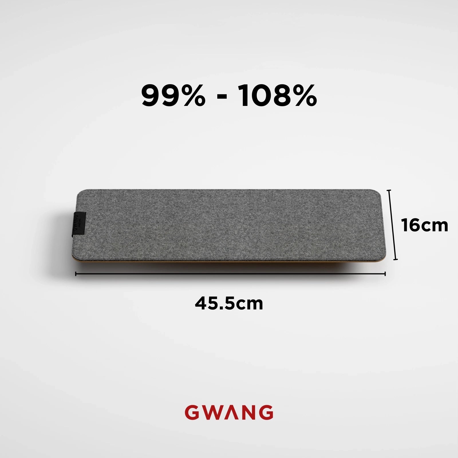 GWANG – Hi-Fi-Tastaturpad aus Korkfilz zur Stoßdämpfung und Geräuschreduzierung