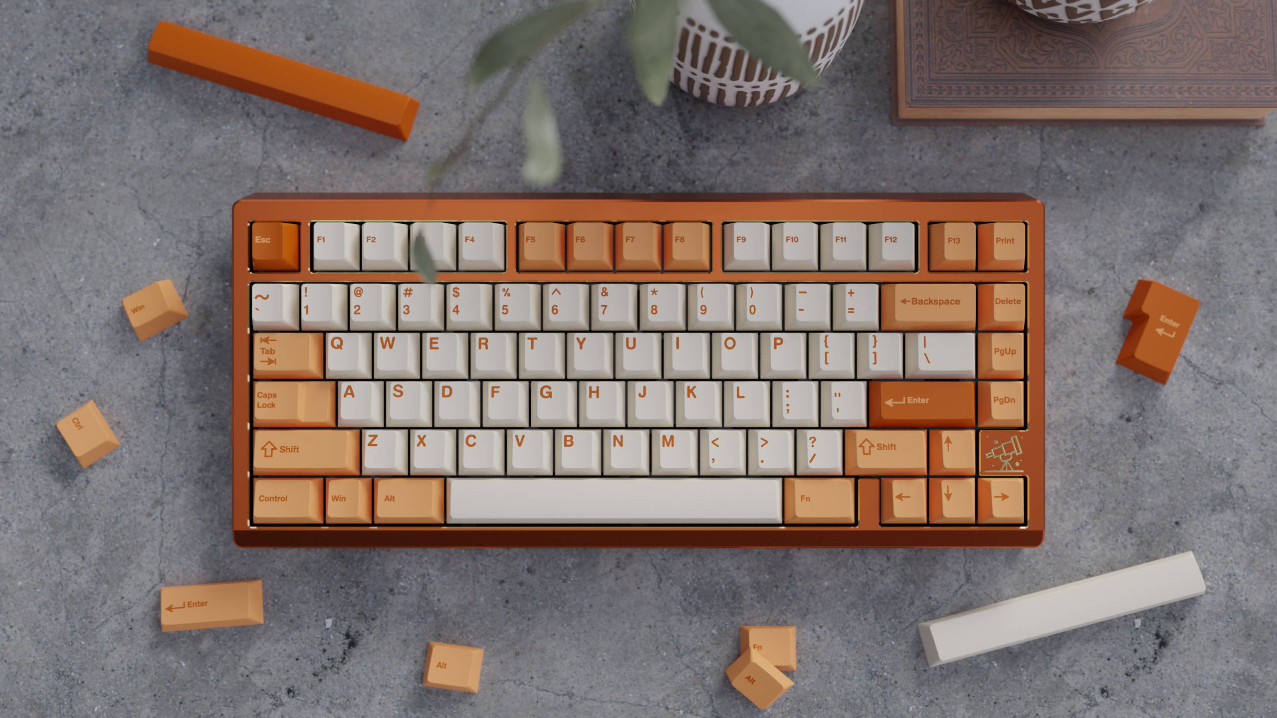 Wuque Studio - Sunset Bliss Keycaps (ANSI/ISO) – OZO Keyboards