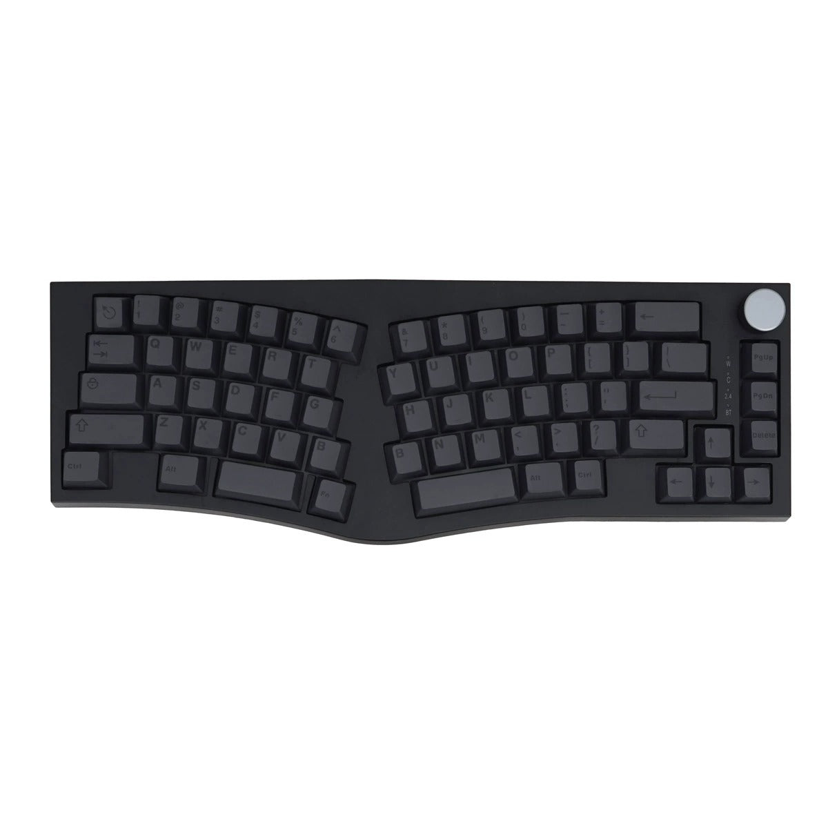 Black on Black Engraved – 152-Key ABS Cherry Profile ANSI Keycap Set