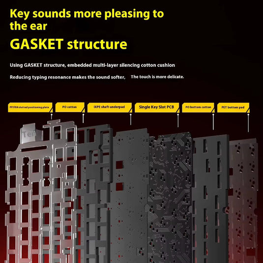 LEOBOG HI75C - Aluminum Gasket-Mount Keyboard Barebone Kit