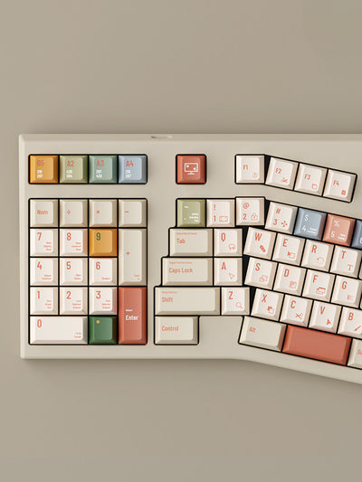 TUTKEYS - ALER Juego de teclas PBT por sublimación ANSI/ISO