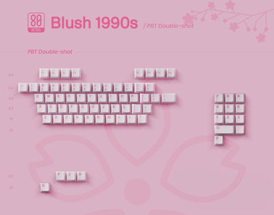 80Retros – Blush 1990er-Tastenkappenset