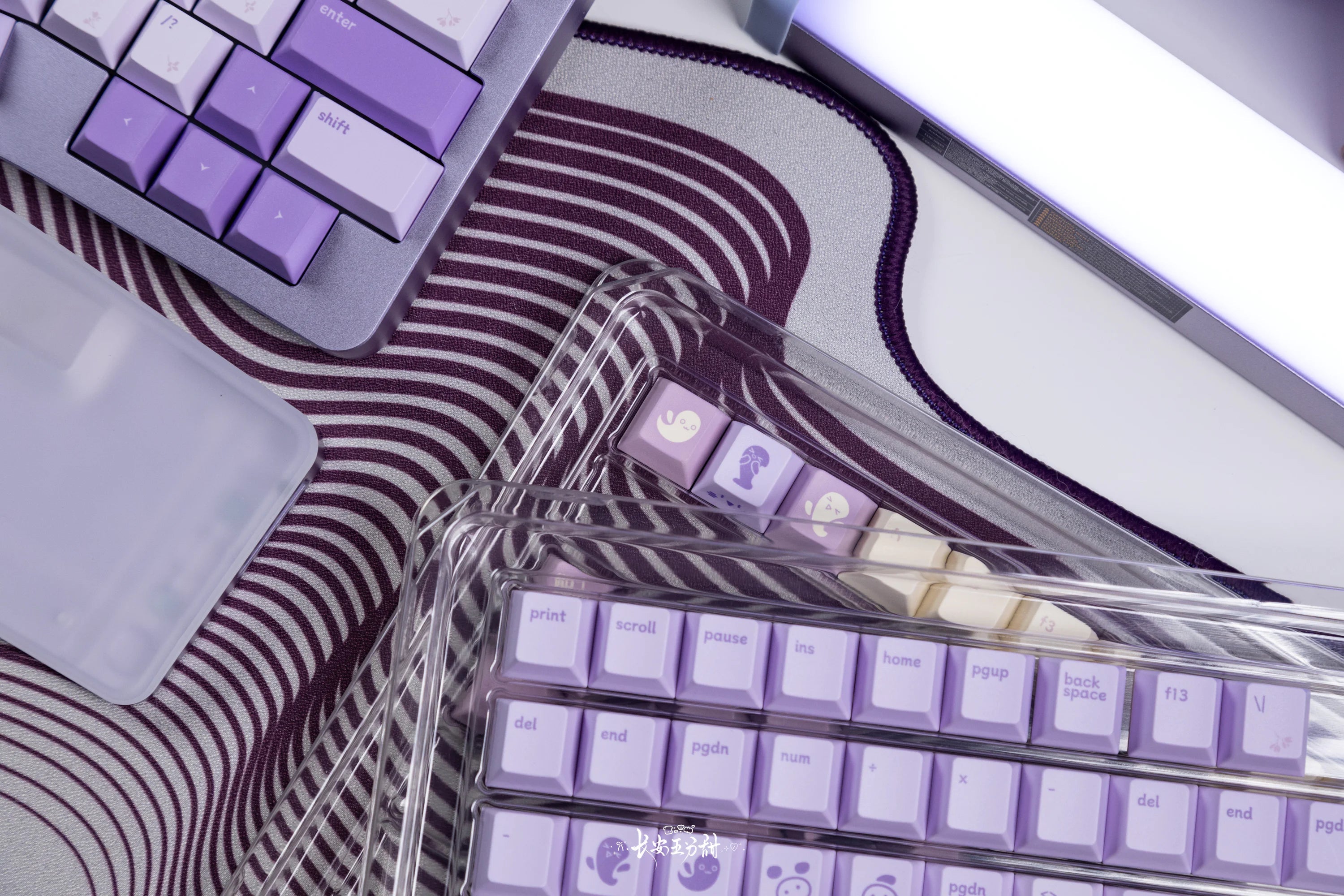 QwertyKeys - Taro Balls Keycap Set Cherry Profile PBT Dye-Sub Keycaps