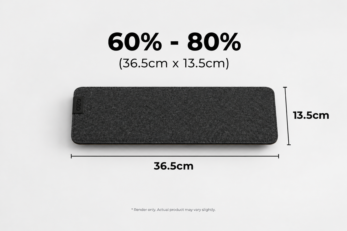 Cork & Felt Hi-Fi Keyboard Mat