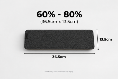 Cork & Felt Hi-Fi Keyboard Mat