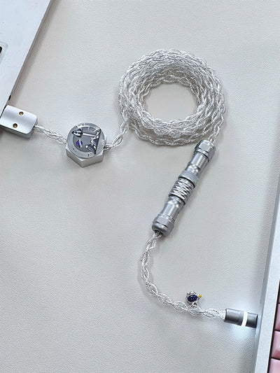 UNKNOWN ERROR - D30 Silver/Blue/RGB Light - Astronaut Series Keyboard Cable