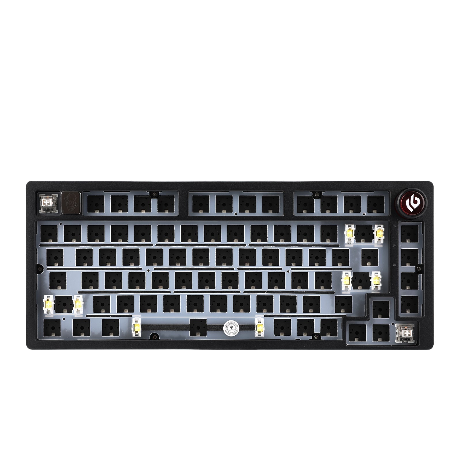 LEOBOG HI75 Mechanische Tastatur mit Dichtungsmontage aus 75 % Aluminium 