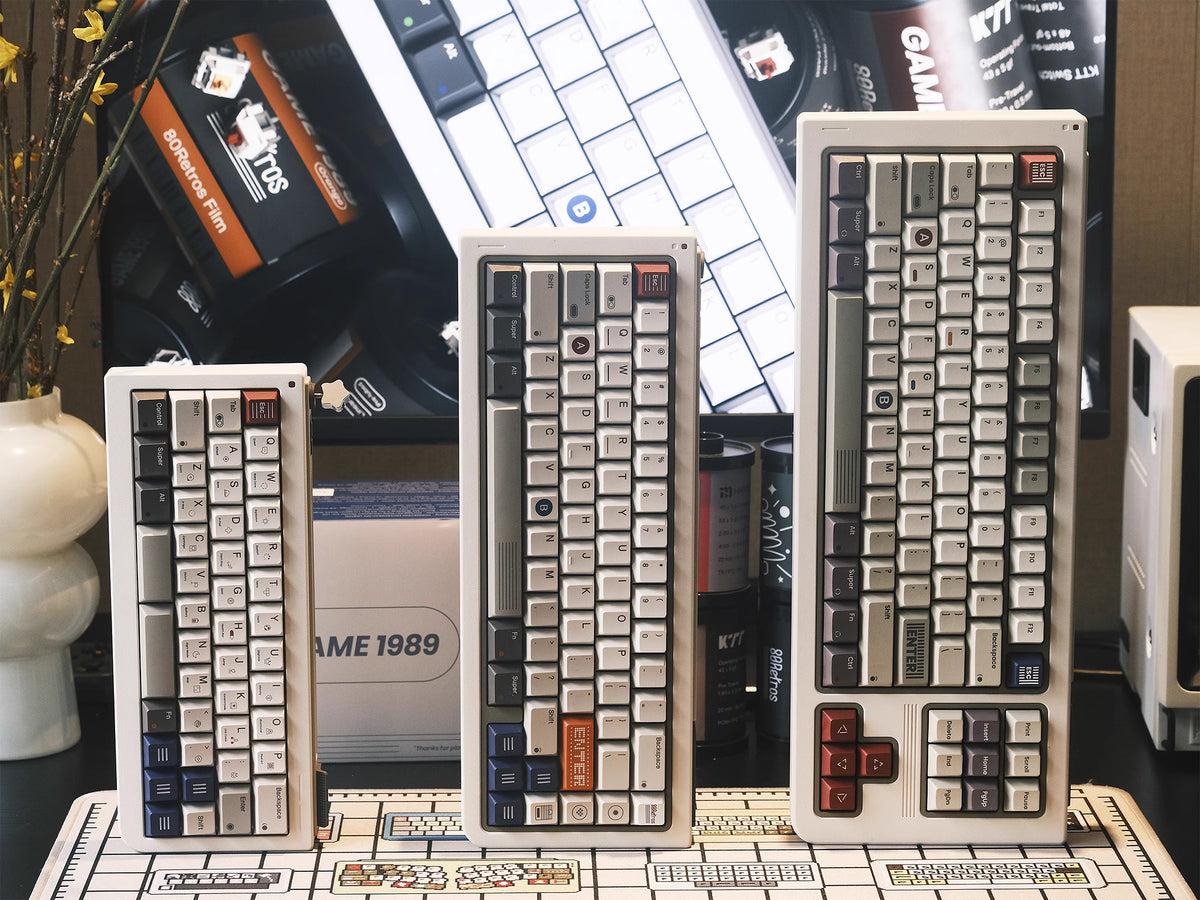 80Retros - GAME 1989 Heritage Retro PBT Keycap Set | Game Boy
