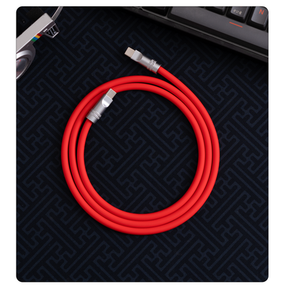 240W Custom Dual Type-C Silicone Cable
