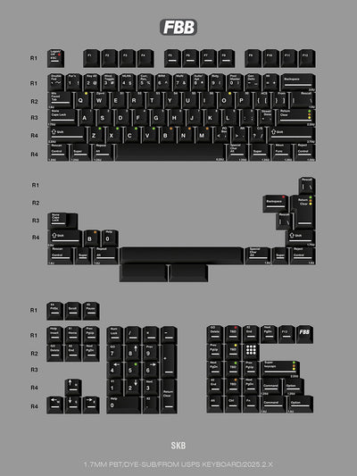 FBB - Juego de teclas ANSI/ISO SWK/SBK