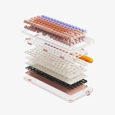 Sugar Color 70s — Retro 75% Mechanical Keyboard
