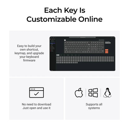 Keychron - Q6 Max QMK/VIA Wireless Custom Mechanical Keyboard
