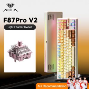 AULA - F87 Pro V2 87% Compact RGB Mechanical Keyboard