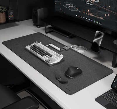 Gwang - Felt Surface Desk Mat with Accessories