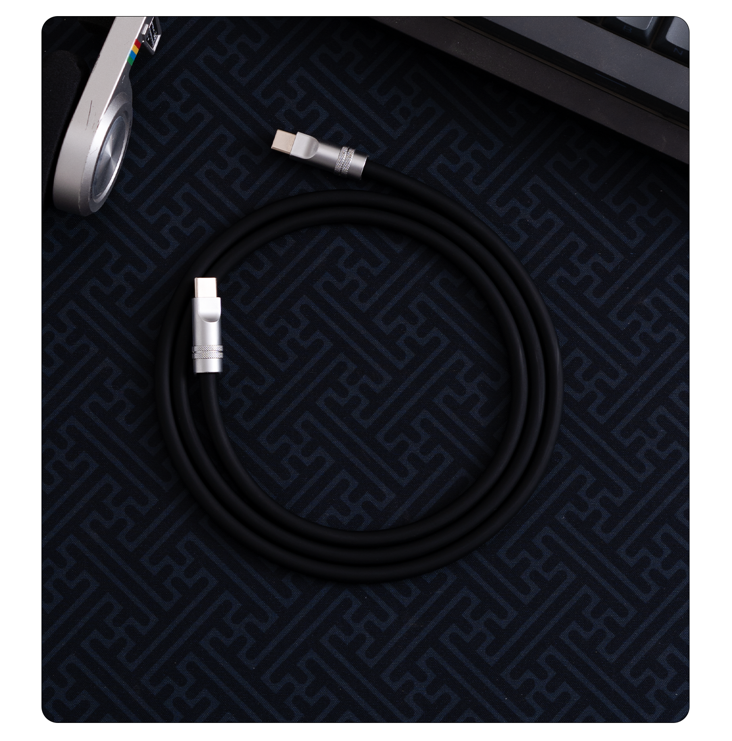 240W Custom Dual Type-C Silicone Cable