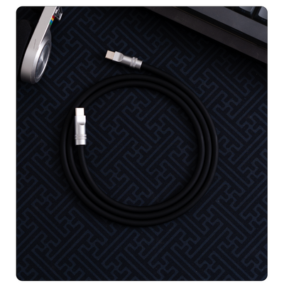 240W Custom Dual Type-C Silicone Cable