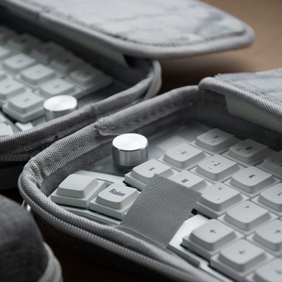 Cornix Split Keyboard Storage Bag — EVA Hard Shell / Soft Fabric Portable Case
