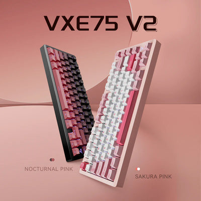 VGN VXE75 V2 Kabellose mechanische Tastatur aus Aluminium 