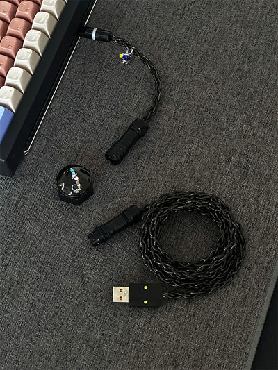 UNKNOWN ERROR - D30 Silver/Blue/RGB Light - Astronaut Series Keyboard Cable