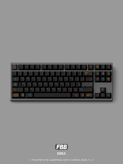 FBB - Graffiti Series Dark & White Original Keycap Set