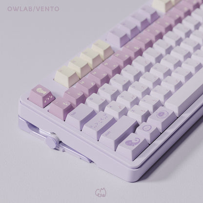 QwertyKeys - Taro Balls Keycap Set Cherry Profile PBT Dye-Sub Keycaps