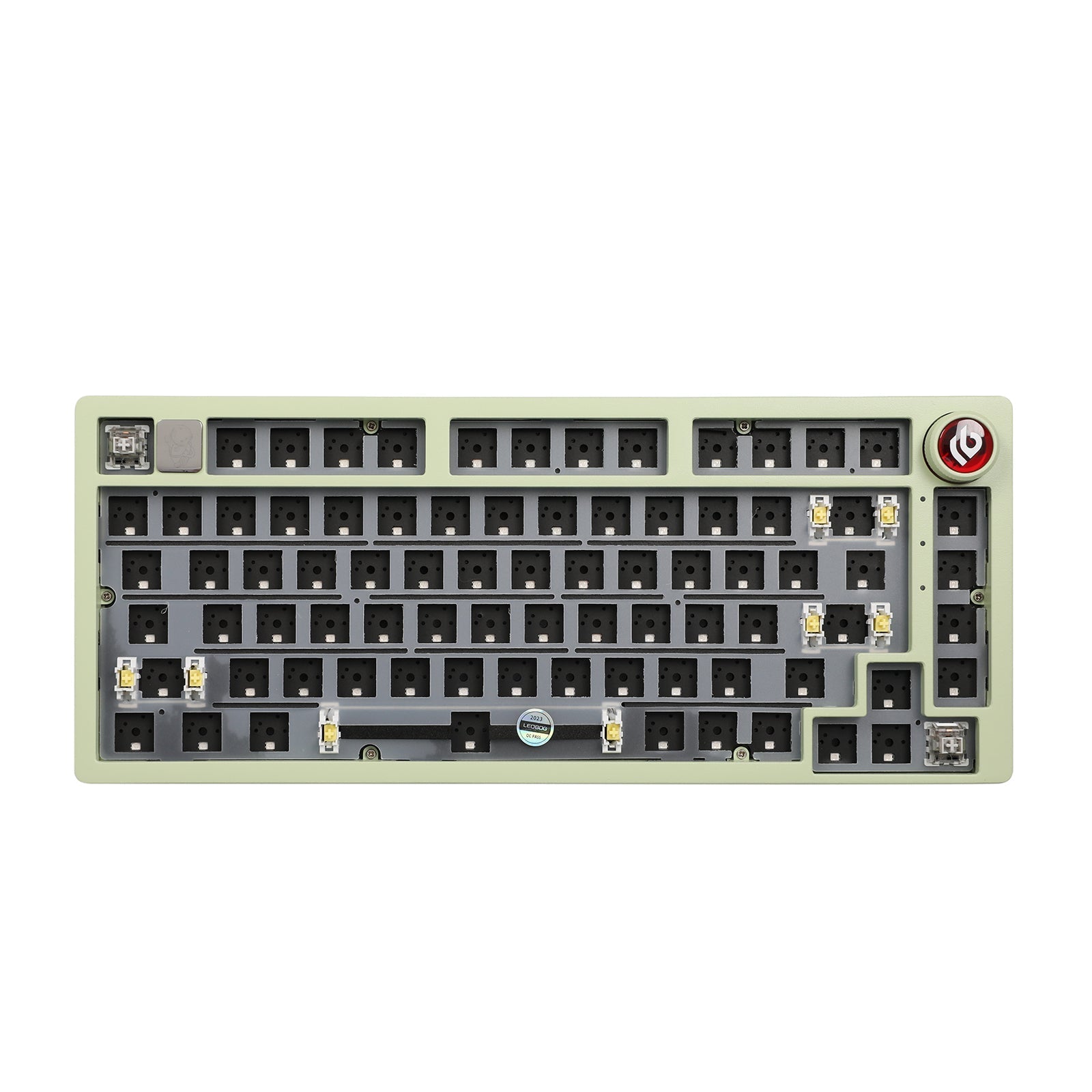 LEOBOG HI75 Mechanische Tastatur mit Dichtungsmontage aus 75 % Aluminium 