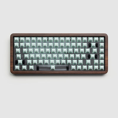 Womier - WD75 Teclado mecánico RGB con montaje de junta (gasket-mount) y hot-swappable del 75%