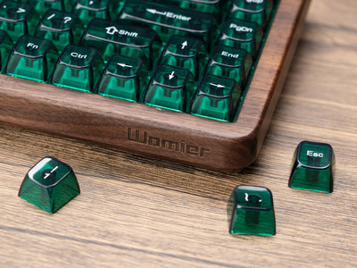 Womier - WD75 Teclado mecánico RGB con montaje de junta (gasket-mount) y hot-swappable del 75%