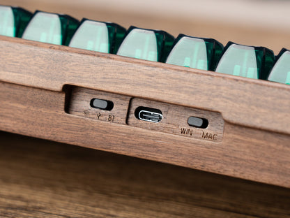 Womier - WD75 75% Gasket-Mount RGB Hot-Swappable Mechanical Keyboard