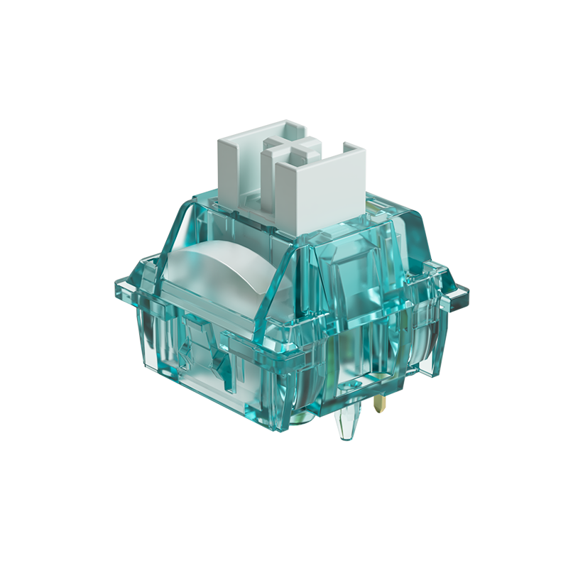 Akko Creamy Cyan Clicky Switches
