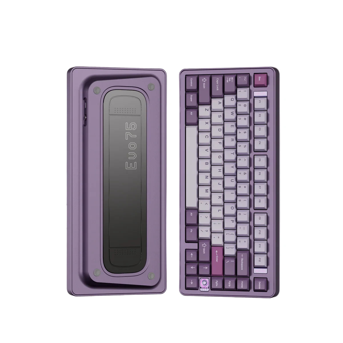 新品 Qwertykeys Evoworks EVO75メカニカルキーボード 紫 Evo75 メカニカルキーボード - メルカリ