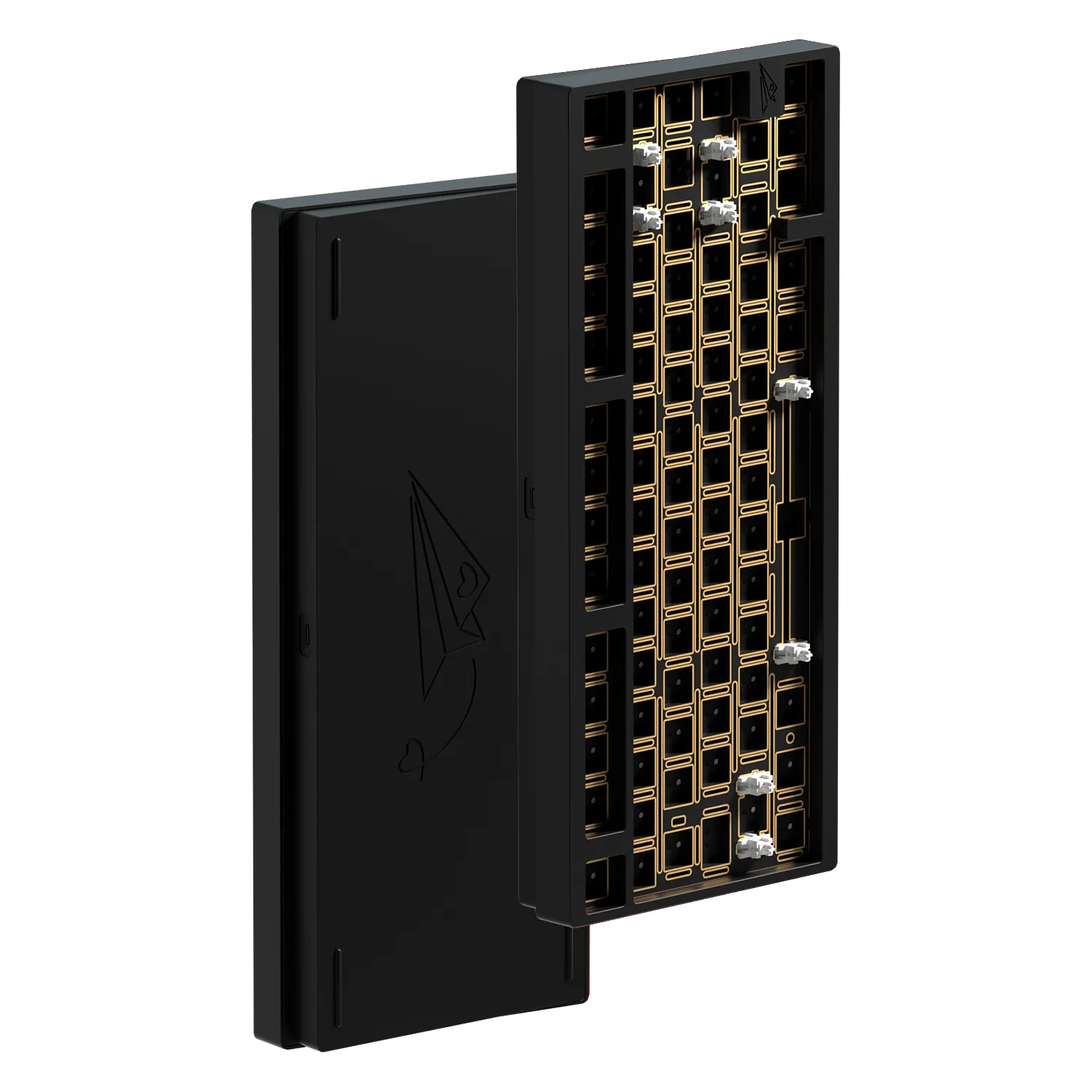 WEIKAV D75 (Barebone): Teclado mecánico QMK con 75 % de intercambio en caliente 