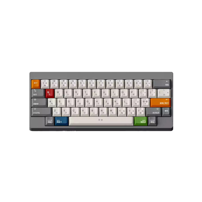 FBB -  SKFL Retro Gray & White Original ANSI/ISO Keycap Set