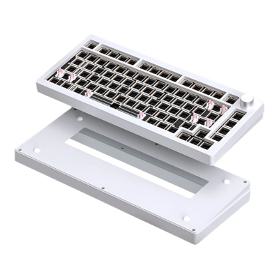 HJS AL75 V2 Mechanische kabellose Tastatur aus Aluminium, Barebone/montiert