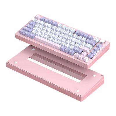 HJS AL75 V2 Mechanische kabellose Tastatur aus Aluminium, Barebone/montiert