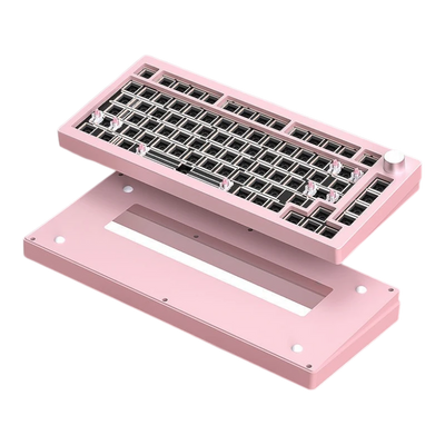 HJS AL75 V2 Mechanische kabellose Tastatur aus Aluminium, Barebone/montiert