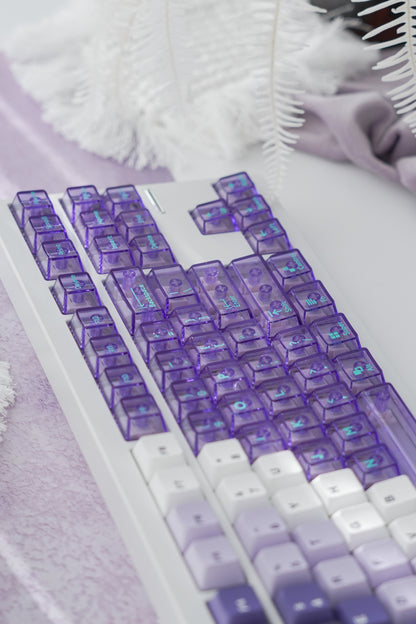 Gradient - 149 PBT Sublimation & PC Transparent Hybrid Keycaps