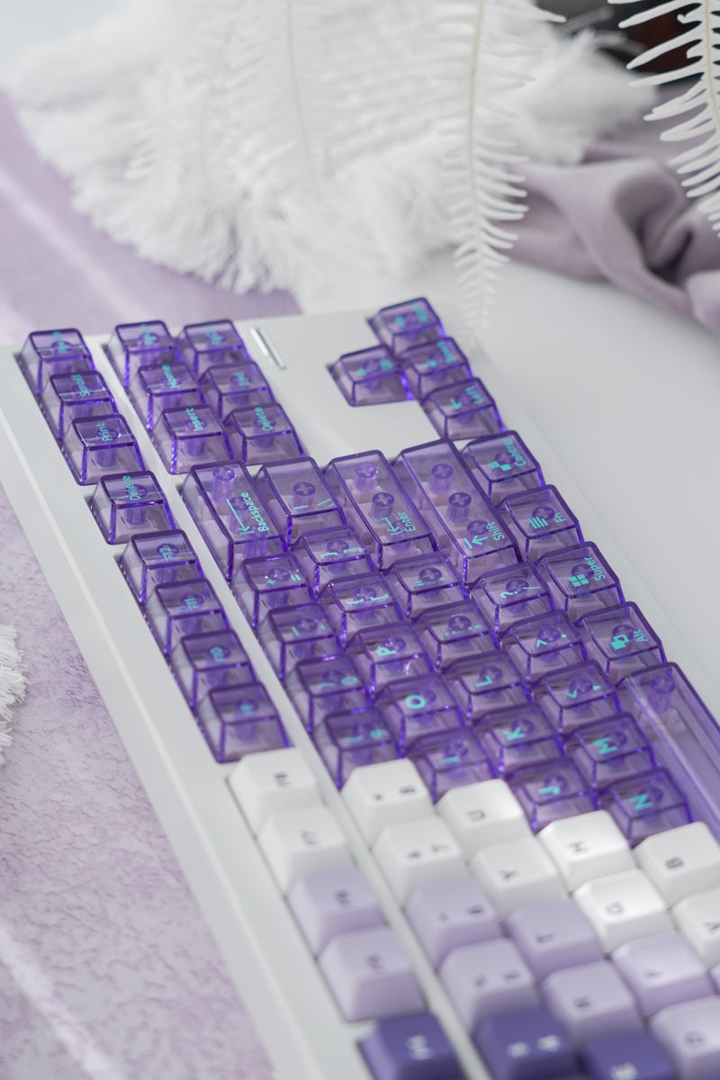 Gradient - 149 PBT Sublimation & PC Transparent Hybrid Keycaps