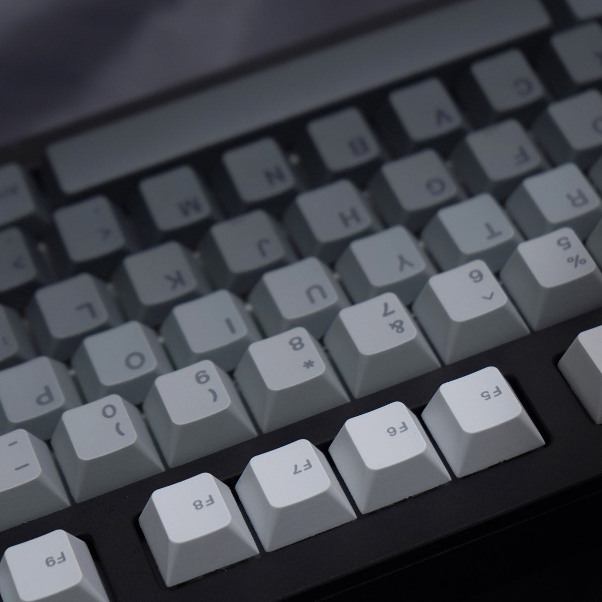Grey Gradient - 125 Cherry ANSI Keycap Set